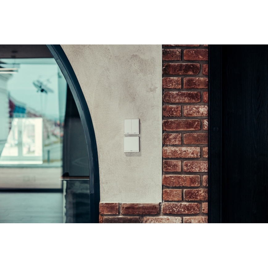 Immax NEO 07512C - CONJUNTO 3x 1-interruptor de botão SMART 230V Wi-Fi Tuya