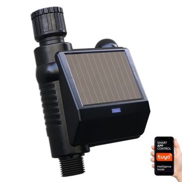 Immax NEO 07524L - Válvula de rega com painel solar 2xAA IP65 Tuya