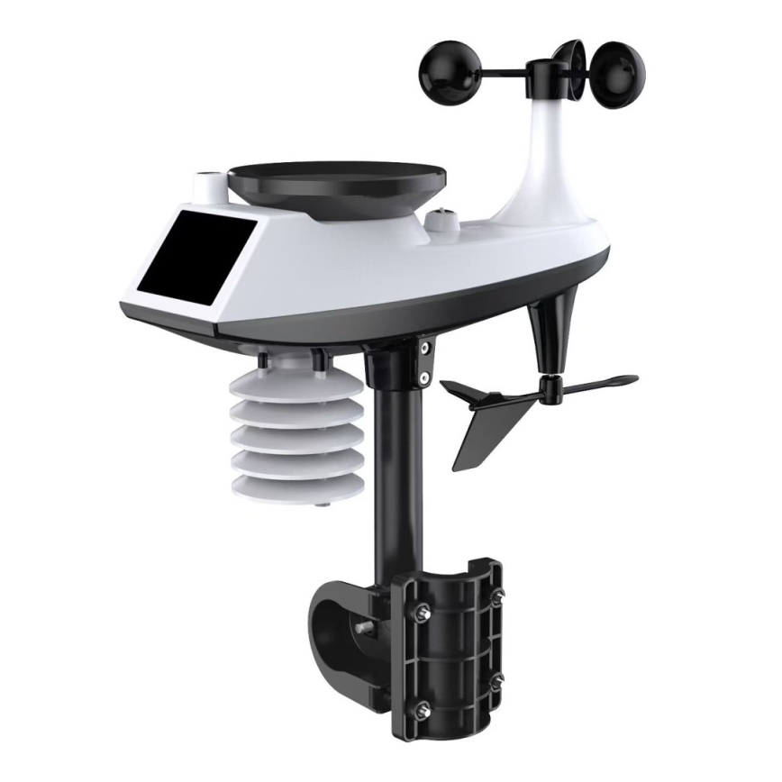 Immax NEO 07528L - Estação meteorológica profissional 7 em 1 NEO LITE SMART 5V/2xAAA + 3xAA