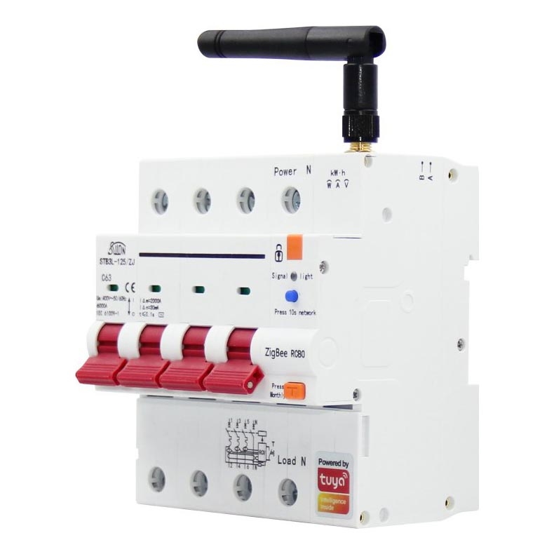 Immax NEO 07531L - Disjuntor inteligente trifásico 1-63A Tuya