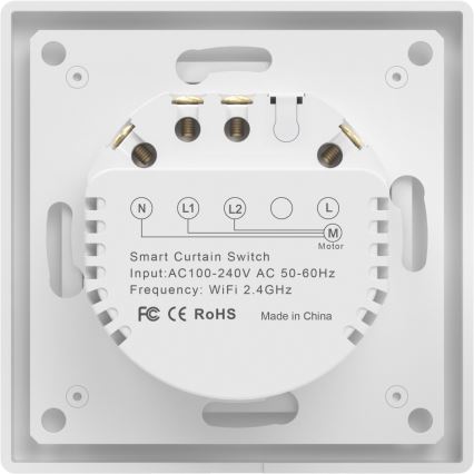 Immax NEO 07540L - Interruptor inteligente para o controlo de venezianas e estores 230V Wi-Fi Tuya