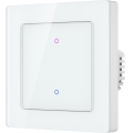 Immax NEO 07550L - Interruptor inteligente de 2 botões 230V Tuya