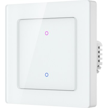 Immax NEO 07550L - Interruptor inteligente de 2 botões 230V Tuya