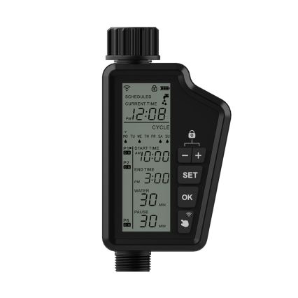 Immax NEO 07556L - Válvula de irrigação 4xAA IP65 Wi-Fi Tuya