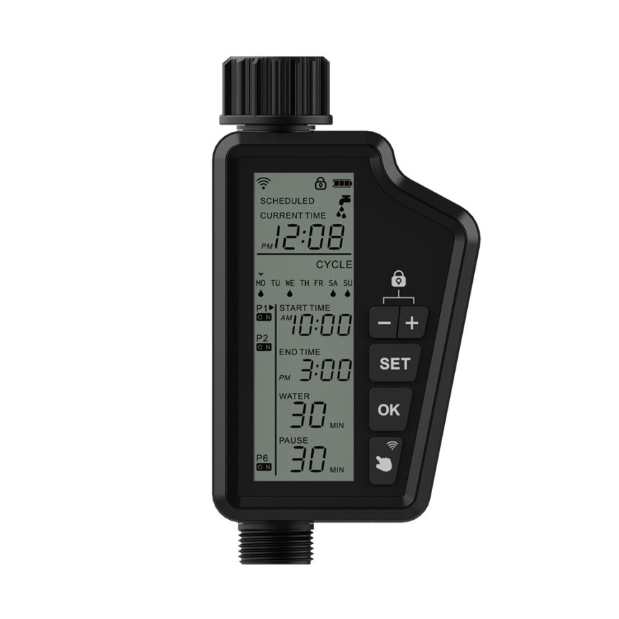 Immax NEO 07556L - Válvula de irrigação 4xAA IP65 Wi-Fi Tuya