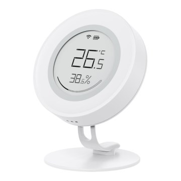 Immax NEO 07557L - Sensor inteligente de temperatura e humidade 1xCR2430 Tuya