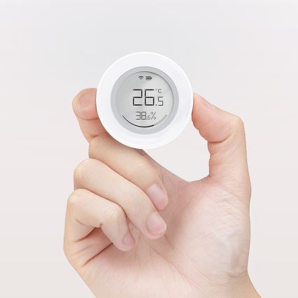 Immax NEO 07557L - Sensor inteligente de temperatura e humidade 1xCR2430 Tuya