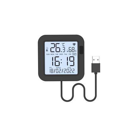Immax NEO 07559L - Controlador com sensor de temperatura e humidade 5V Wi-Fi