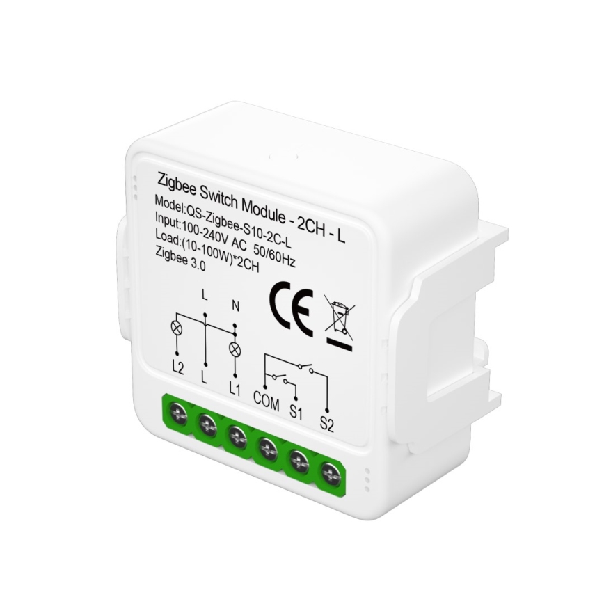 Immax NEO 07572L - Módulo Inteligente NEO LITE V8 2-botões Tuya