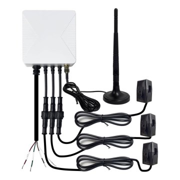 Immax NEO 07581L -Contador inteligente de consumo de eletricidade trifásica Wi-Fi Tuya