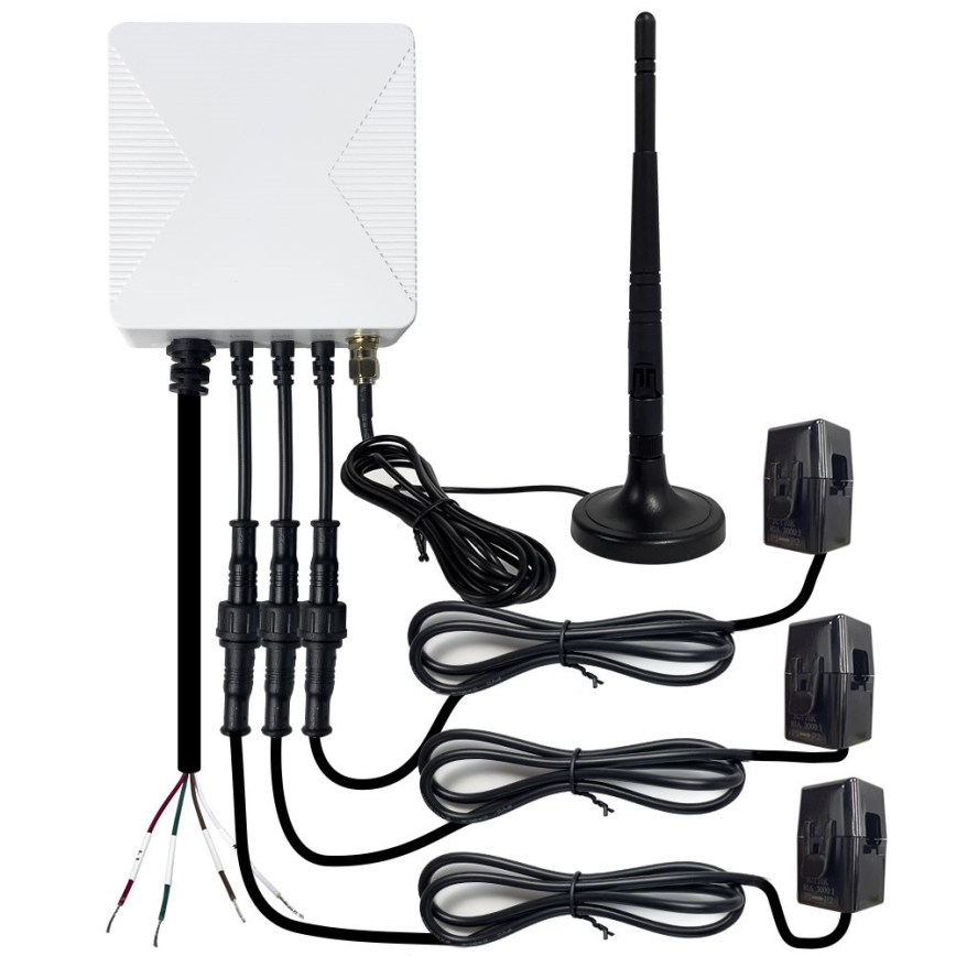 Immax NEO 07581L -Contador inteligente de consumo de eletricidade trifásica Wi-Fi Tuya