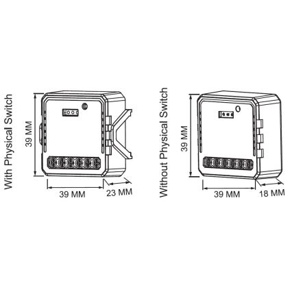Immax Neo 07582L - Controlador inteligente com regulação V9 2-botões Tuya
