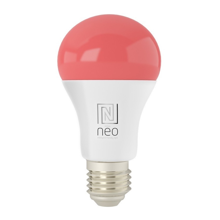 Immax NEO 07712CDO - CONJUNTO 3x Lâmpada LED RGB+CCT Regulável E27/9W/230V Wi-Fi Tuya + controlo remoto