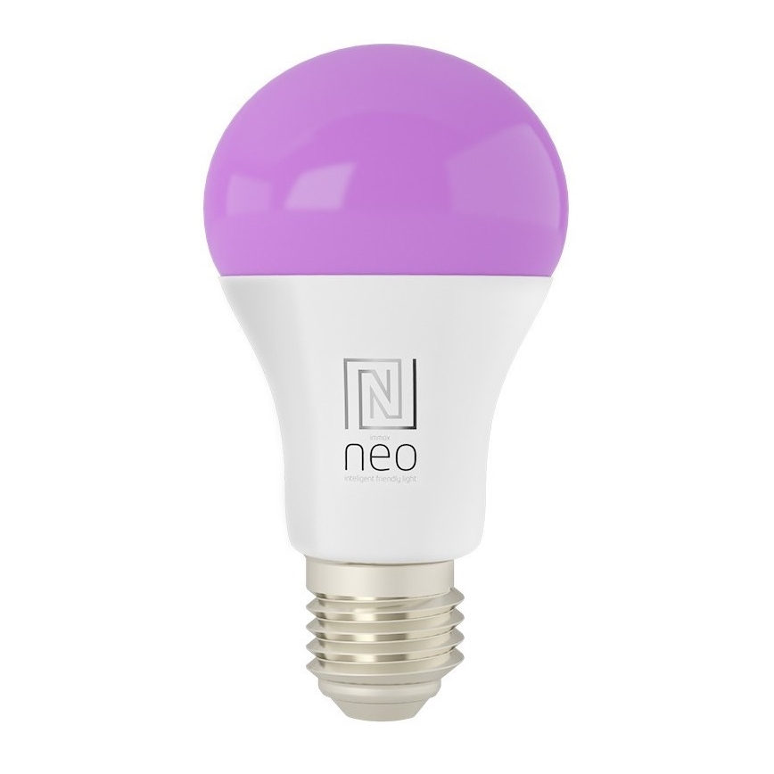 Immax NEO 07712CDO - CONJUNTO 3x Lâmpada LED RGB+CCT Regulável E27/9W/230V Wi-Fi Tuya + controlo remoto