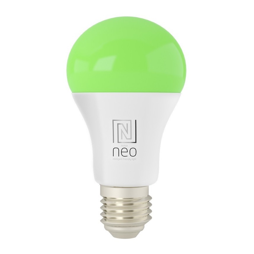 Immax NEO 07712CDO - CONJUNTO 3x Lâmpada LED RGB+CCT Regulável E27/9W/230V Wi-Fi Tuya + controlo remoto