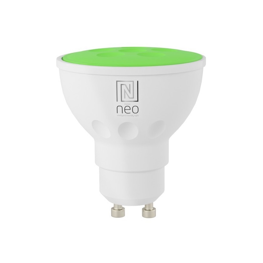 Immax NEO 07724L -Lâmpada com regulação  LED RGB+CCT GU10/4,8W/230V 2700K Wi-Fi Tuya