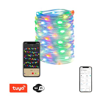 Immax NEO 07735L - Fita LED RGB regulável para exterior NEO LITE LED/7,2W/230V 10 m IP44 Wi-Fi Tuya