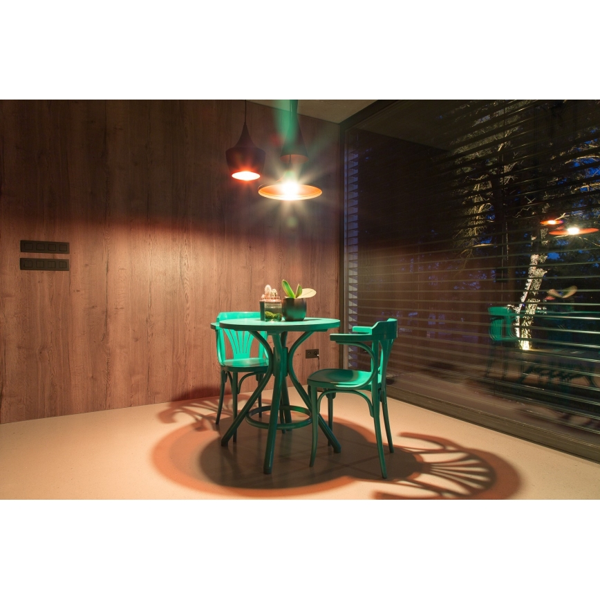 Immax NEO 07745CDO - Pack de 3 Lâmpadas LED RGB+CCT Dimerizáveis E14/6W/230V Tuya Wi‑Fi + comando remoto