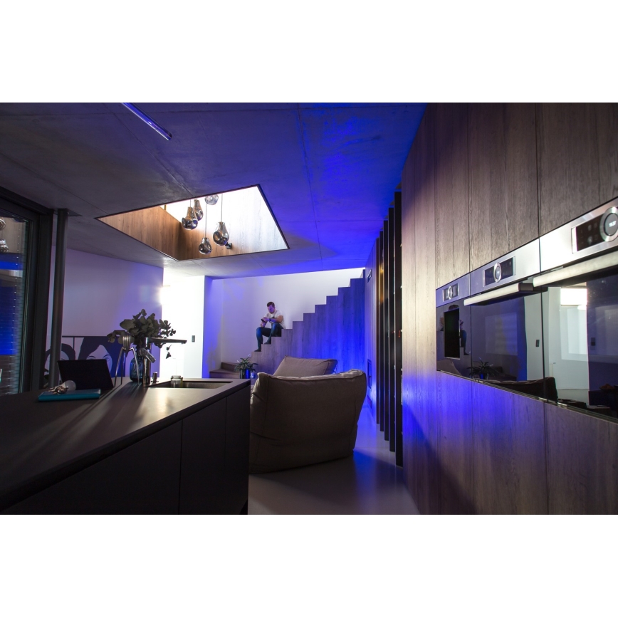 Immax NEO 07745CDO - Pack de 3 Lâmpadas LED RGB+CCT Dimerizáveis E14/6W/230V Tuya Wi‑Fi + comando remoto