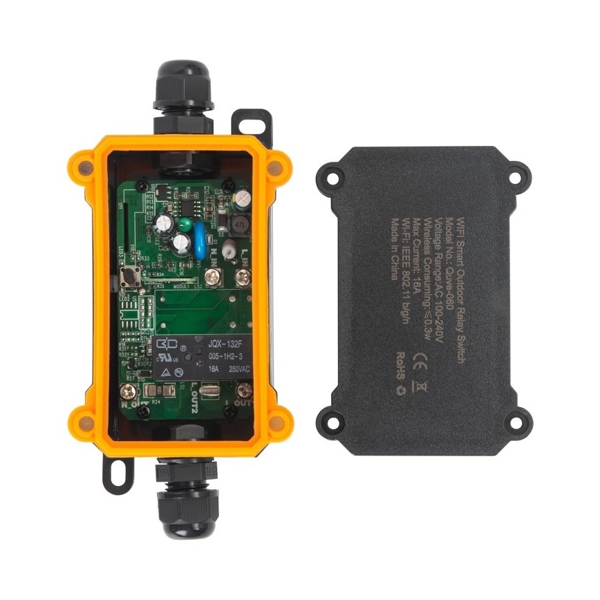 Immax NEO 07746L - Interruptor inteligente de exterior NEO LITE 3680W/230V/16A IP68 Wi-Fi Tuya