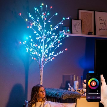 Immax NEO 07750L - Decoração exterior de Natal LED RGB+CW NEO LITE LED/7,2W/230V 1,8m IP44 Wi-Fi Tuya tree