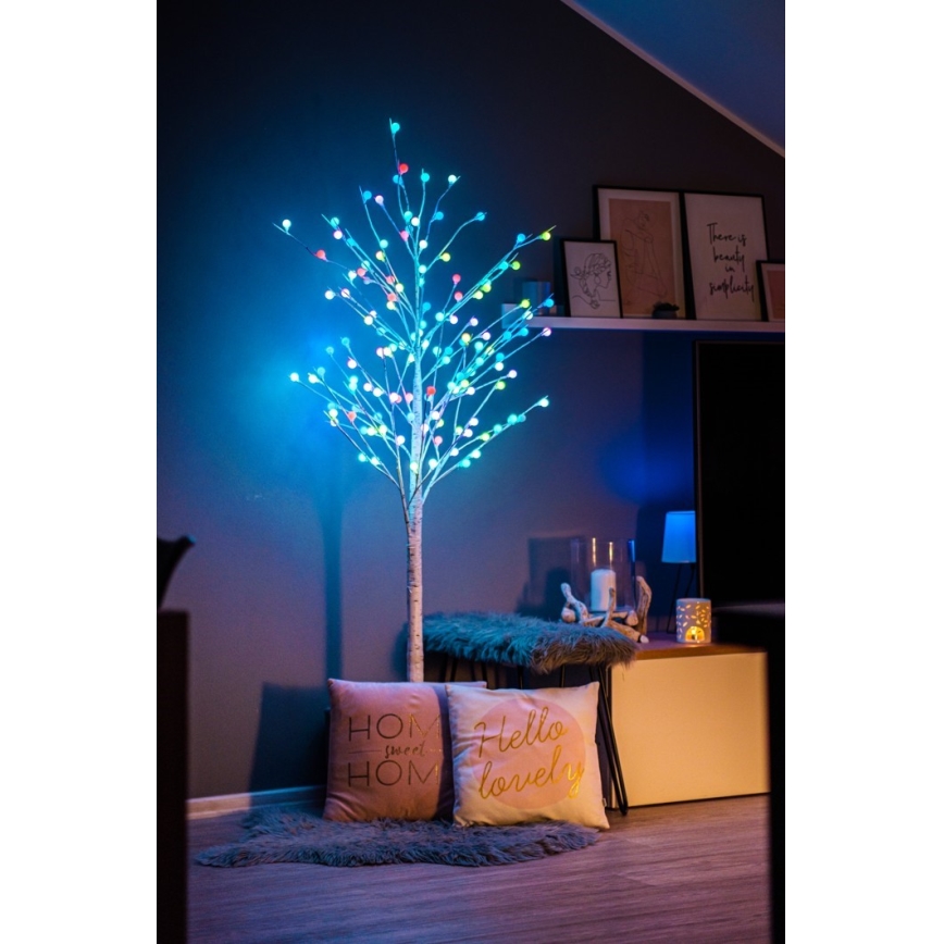 Immax NEO 07750L - LED RGB+CW Regulação exterior Decoração de Natal NEO LITE LED/7,2W/230V 1,8m IP44 Wi-Fi Tuya árvore