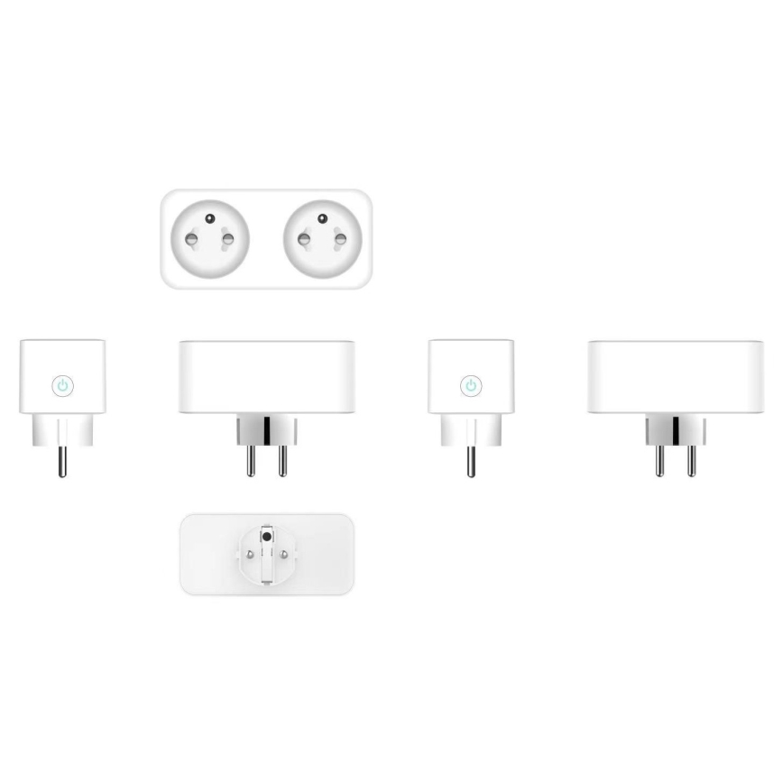 Immax NEO 07751L - Divisor de tomadas inteligente NEO LITE 2x16A/230V Wi-Fi Tuya