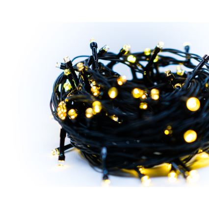 Immax NEO 07755L - Corrente exterior regulável LED NEO LITE 400xLED/8 funções 43m IP44 Wi-Fi Tuya branco quente