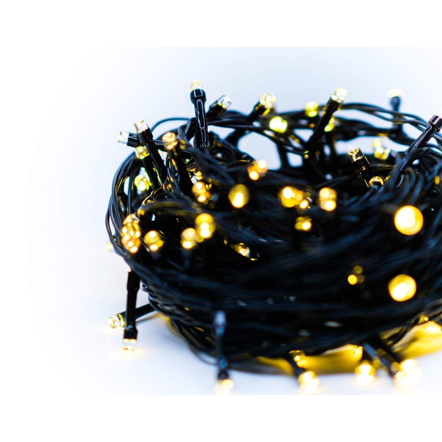 Immax NEO 07755L - Corrente exterior regulável LED NEO LITE 400xLED/8 funções 43m IP44 Wi-Fi Tuya branco quente