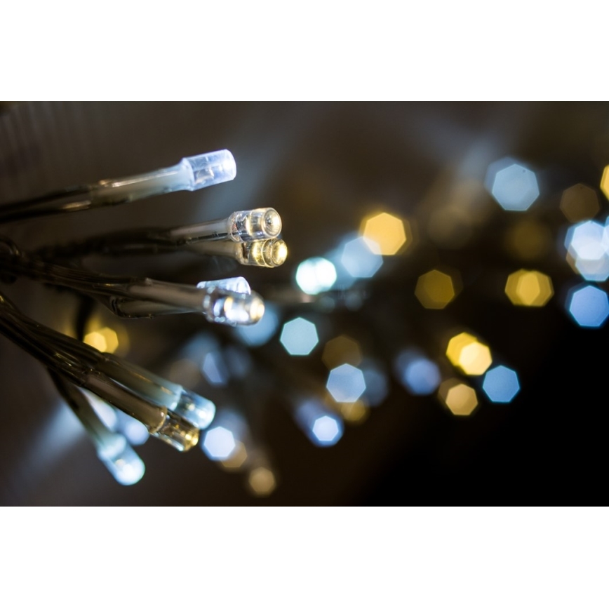 Immax NEO 07756L - Cordão de luzes exterior LED dimável NEO LITE, 400 LEDs, 10 funções, 43 m, IP44, Wi‑Fi Tuya, multicolorido