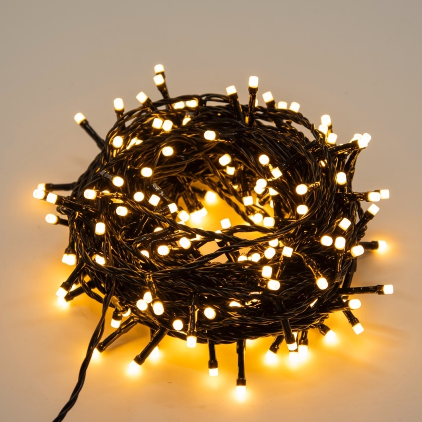 Immax NEO 07756L - Guirlanda de luzes LED regulável para exterior NEO LITE 400 LEDs / 10 funções 43 m IP44 Wi-Fi Tuya multicolorido