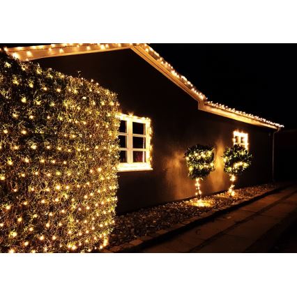 Immax NEO 07756L - Guirlanda LED dimerizável para exterior NEO LITE 400xLED/10 funções 43m IP44 Wi-Fi Tuya multicolorida