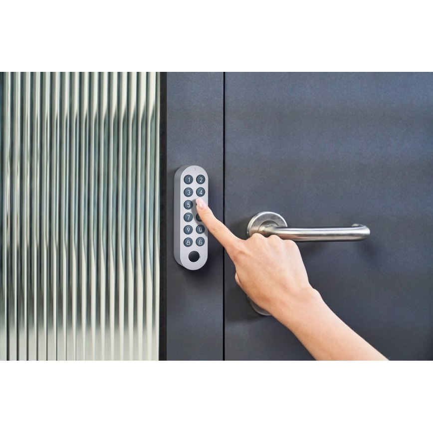 Immax NEO 07764L - Fechadura de porta com teclado e portal inteligente Tuya