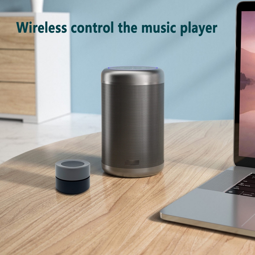 Immax NEO 07768L - Regulador de intensidade luminosa inteligente e rotativo 1xCR2032 Tuya