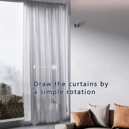 Immax NEO 07768L - Regulador de intensidade luminosa inteligente e rotativo 1xCR2032 Tuya