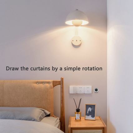 Immax NEO 07768L - Regulador de intensidade luminosa inteligente e rotativo 1xCR2032 Tuya