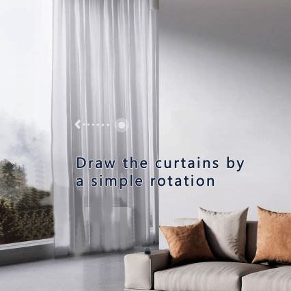 Immax NEO 07768L - Regulador de intensidade luminosa inteligente e rotativo 1xCR2032 Tuya