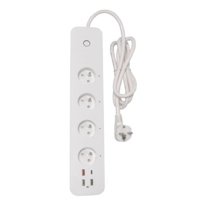 Immax NEO 07771L - Extensão NEO LITE Smart 4AC+3xUSB+1xUSB C Wi-Fi Tuya