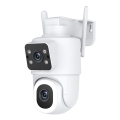 Immax NEO 07783L - Câmera externa inteligente com sensor DOUBLE 355° P/T 2x2MP IP65 Wi-Fi Tuya