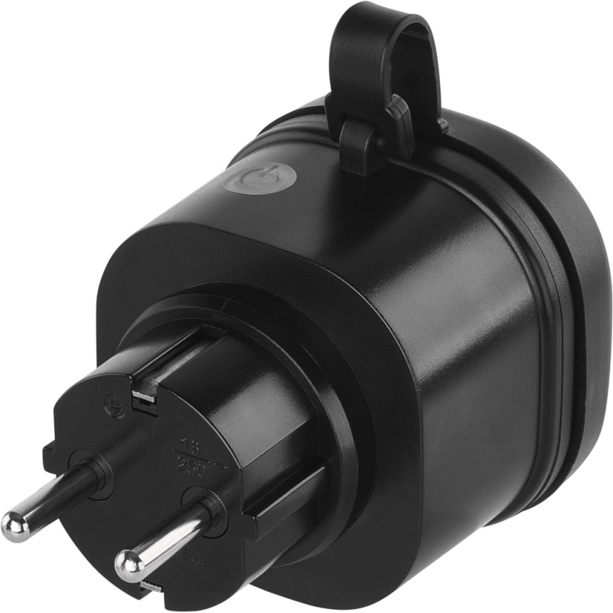 Immax NEO 07787L - Tomada exterior inteligente NEO LITE 3680W/230V/16A IP44 Wi-Fi Tuya SCHUKO