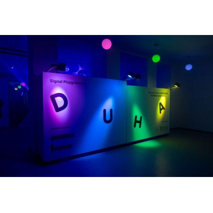 Immax NEO 07794CDO - Pack de 3 lâmpadas LED RGB+CCT reguláveis E27/14W/230V 2700K-6500K Tuya Wi-Fi + comando remoto
