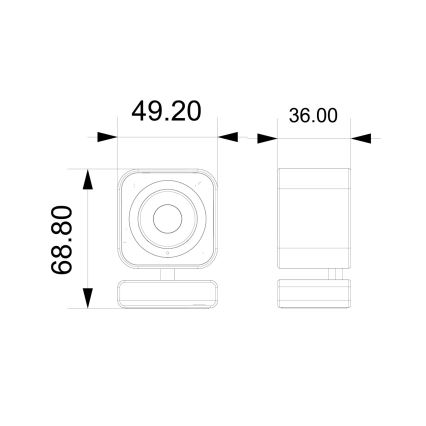Immax NEO 07796L-Câmara inteligente de interior com sensor LITTLE CUBE 3MP 5V Wi-Fi Tuya