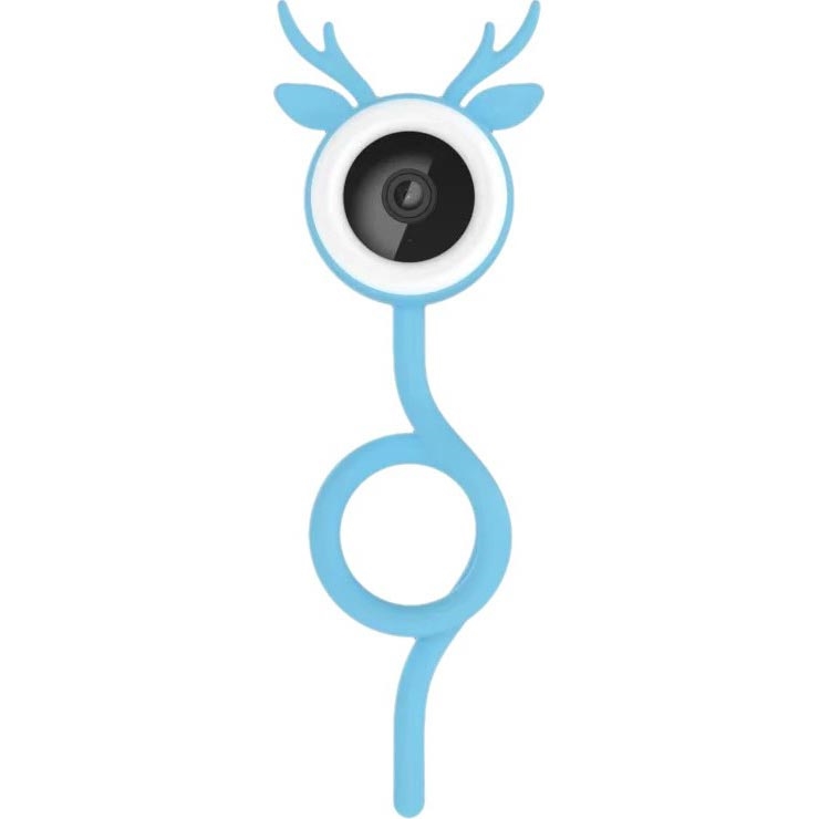 Immax NEO 07797L - Monitor de bebé inteligente recarregável 5V Wi-Fi Tuya azul