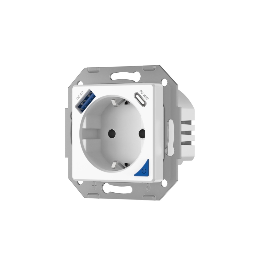 Immax NEO 07801L - Tomada inteligente 16A/230V + 1xUSB-A + 1xUSB-C Tuya SCHUKO