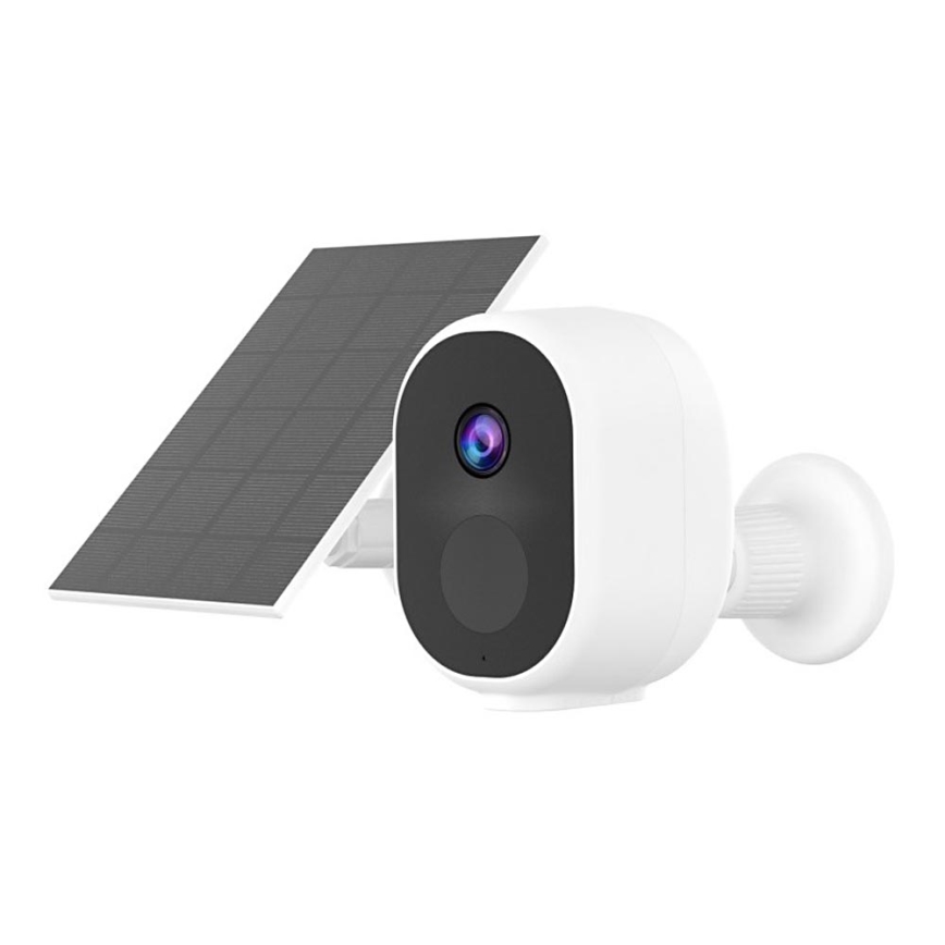 Immax NEO 07802L - Câmera solar inteligente para exterior com sensor BARREL 5000 mAh Wi-Fi Tuya IP65