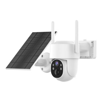 Immax NEO 07804L - Câmara Solar Inteligente para Exterior com Sensor e Bateria 9000 mAh, IP65