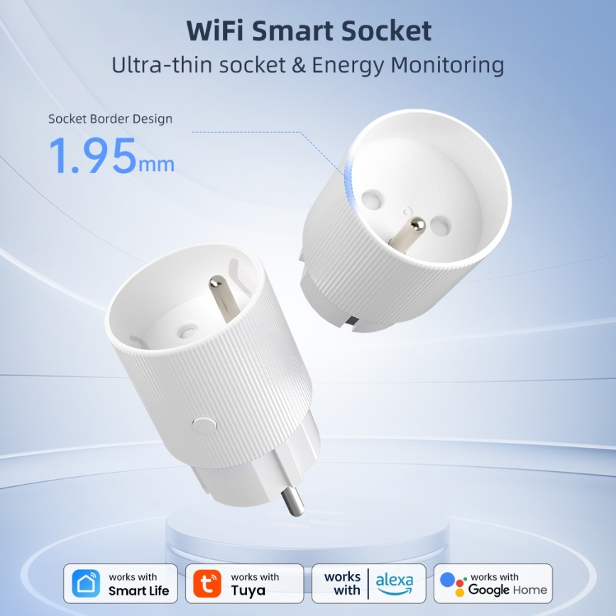 Immax NEO 07812L - Tomada inteligente E 3500W com Wi-Fi