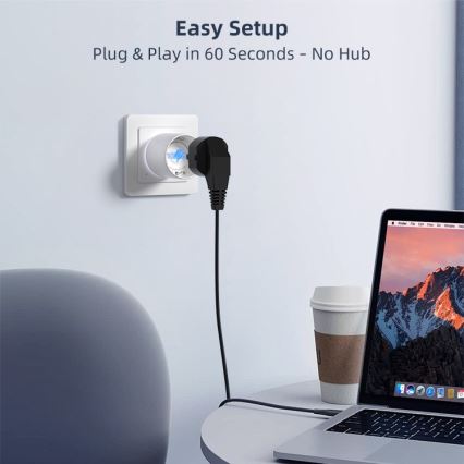Immax NEO 07812L - Tomada inteligente E 3500W Tuya Wi-Fi