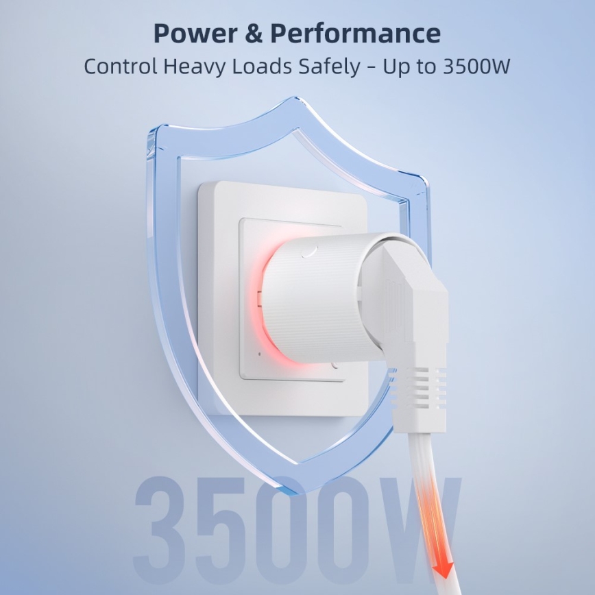 Immax NEO 07812L - Tomada inteligente E 3500W Tuya Wi-Fi