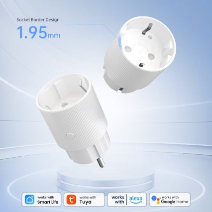 Immax NEO 07813L - Tomada inteligente F 3500W Tuya Wi-Fi